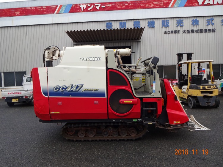 ヤンマー 中古コンバイン GC447，JWLLUの商品画像2