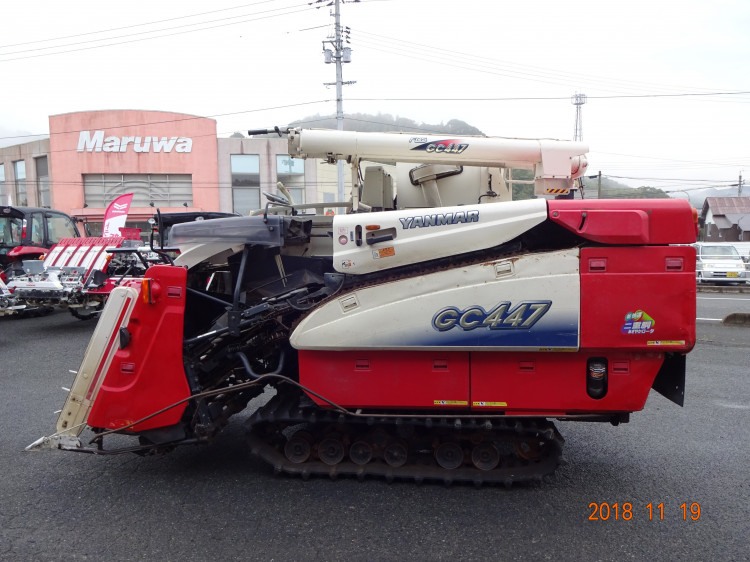 ヤンマー 中古コンバイン GC447，JWLLUの商品画像3