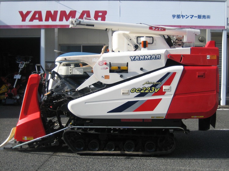 ヤンマー 中古コンバイン GC223V XH 2条刈/23馬力の商品画像1