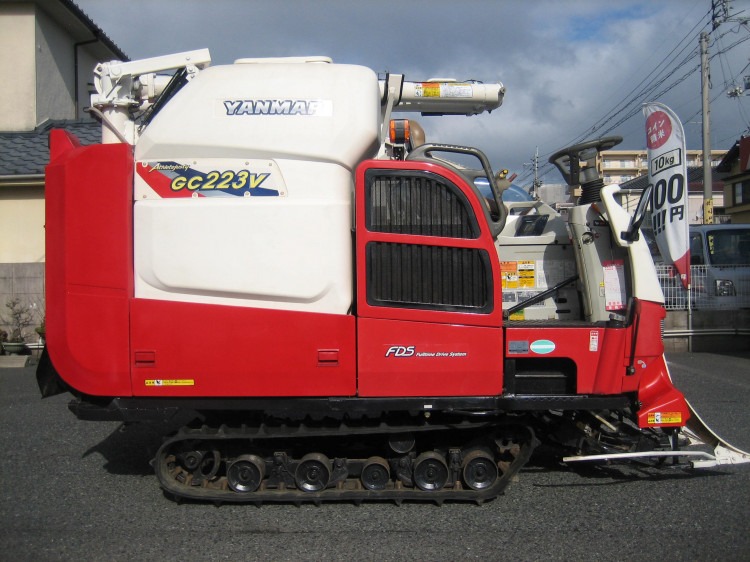 ヤンマー 中古コンバイン GC223V XH 2条刈/23馬力の商品画像7