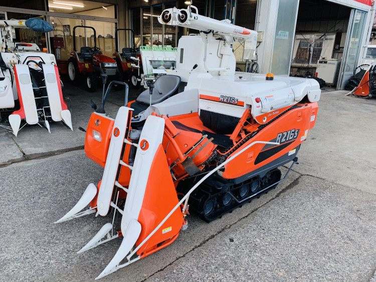 クボタ 中古コンバイン R216S(G)の商品画像1