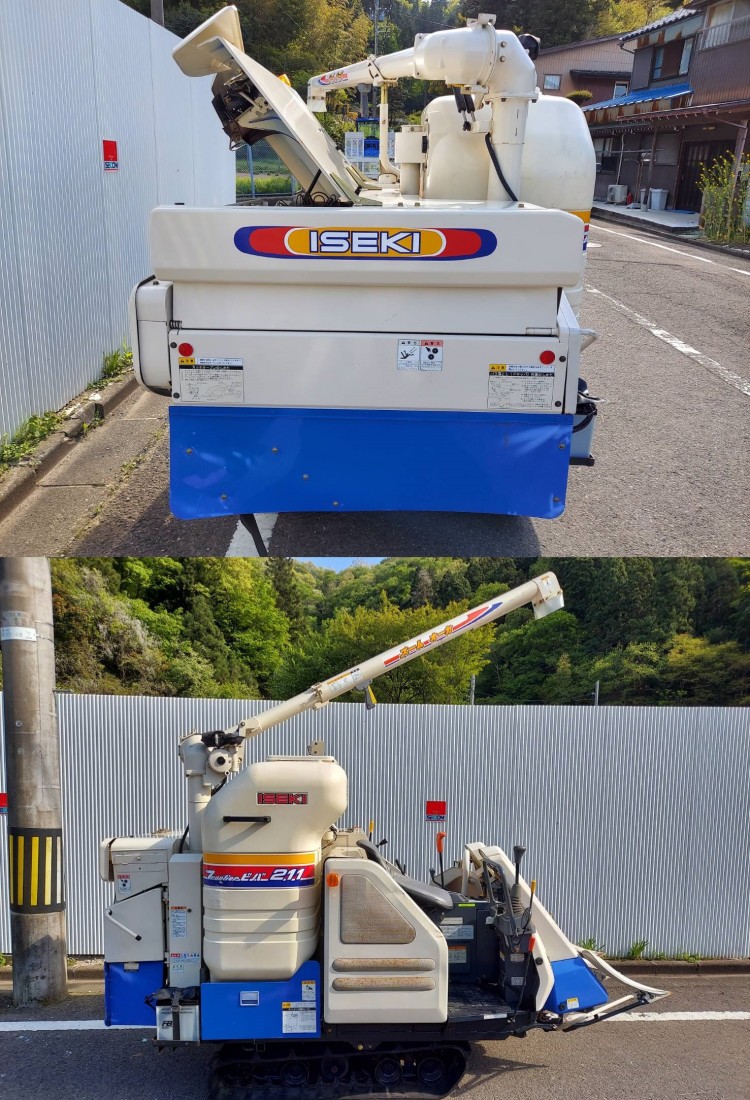 イセキ 中古コンバイン HVA-211 G-EZKHWCの商品画像9
