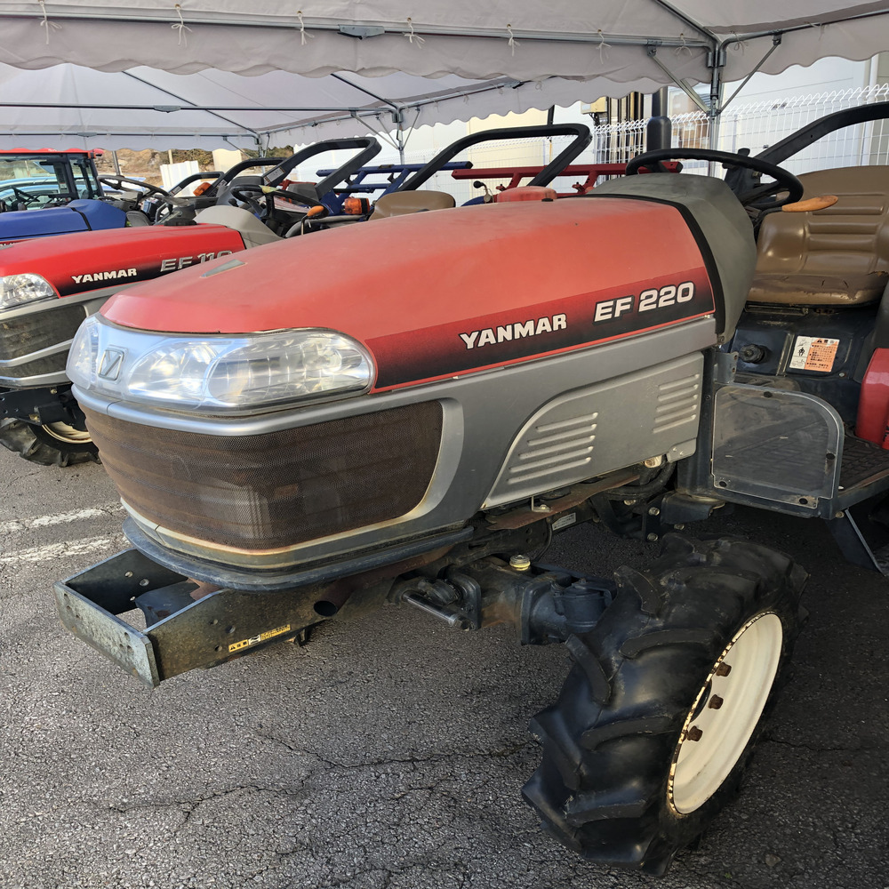 ヤンマー 中古トラクター 【地域限定自宅配送】ヤンマー トラクター EF220 機体寸法:2820×1120×1900(mm) 出力20ps 使用燃料/容量:ディーゼル軽油/28Lの商品画像3