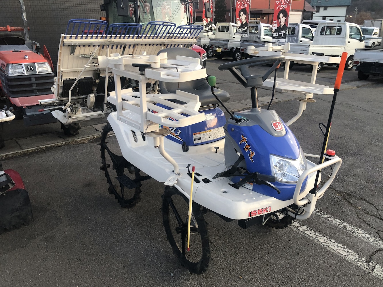 イセキ 中古田植機 【整備待ち】イセキ 乗用田植機 PQZ43 old-2444の商品画像2
