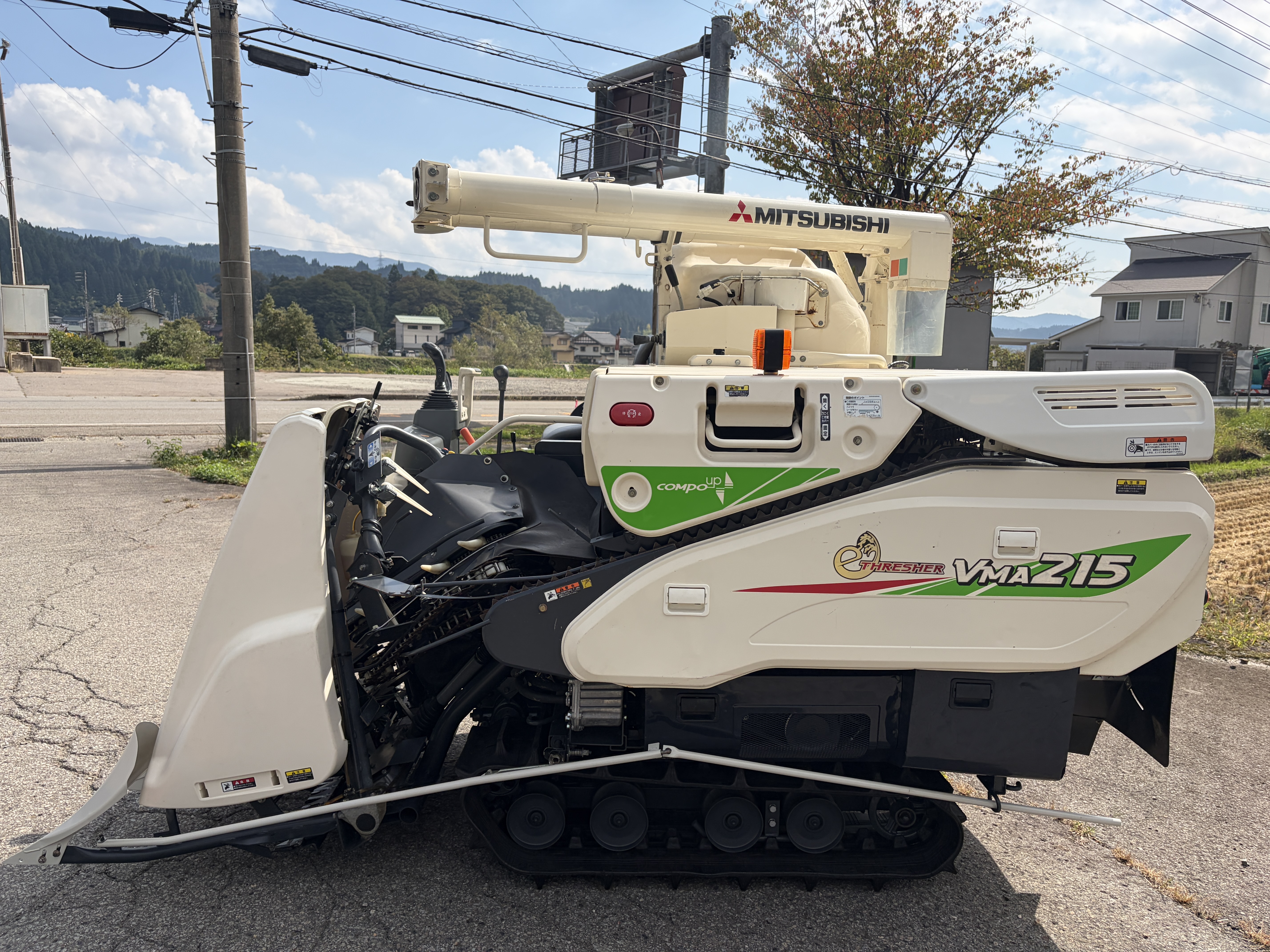 三菱マヒンドラ農機 中古コンバイン VMA215Gの商品画像6