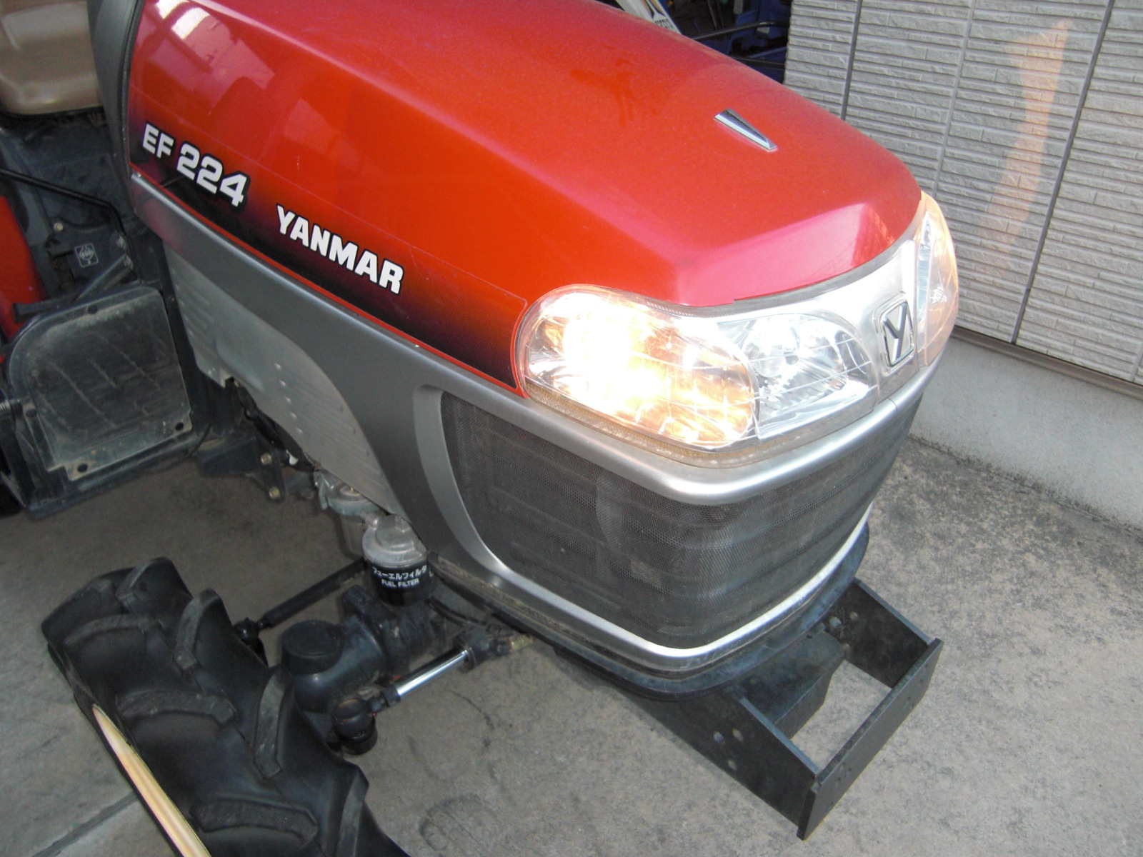 ヤンマー 中古トラクター EF224 VUKS5+ウィングハロー2m40cmの商品画像9