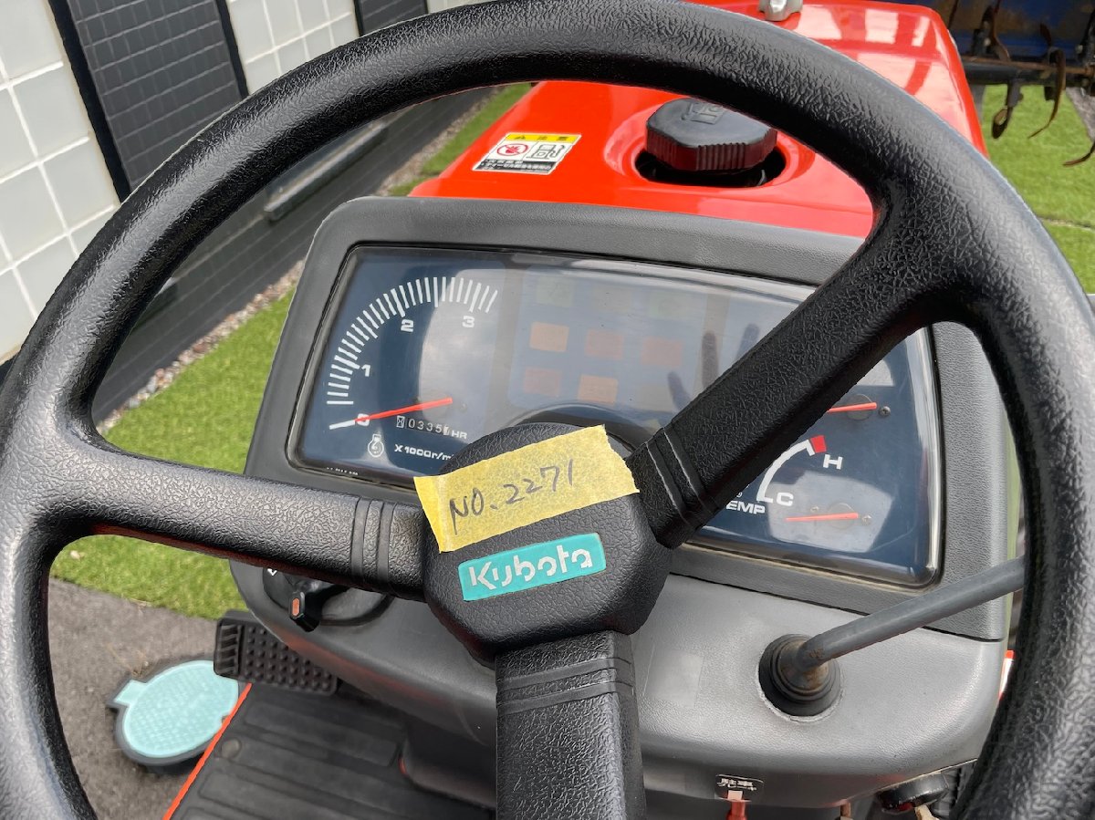  トラクター クボタ トラクター GB110 機体寸法:1920×1040×1710 出力10.5PS 使用燃料/容量:ディーゼル/13Lの商品画像3